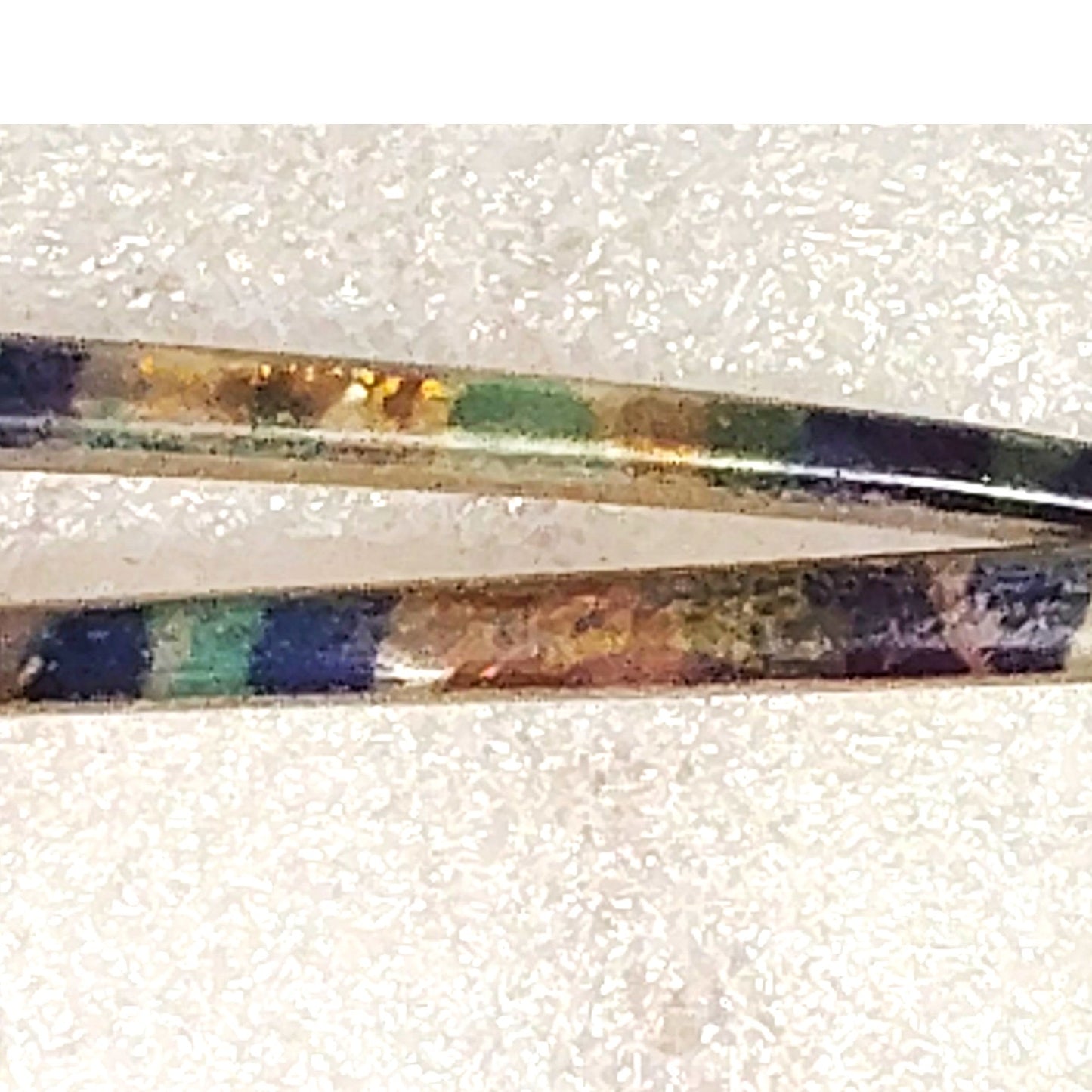 VTG 1980s Oversized Aviator Eyeglass Frames Multicolor Inlay