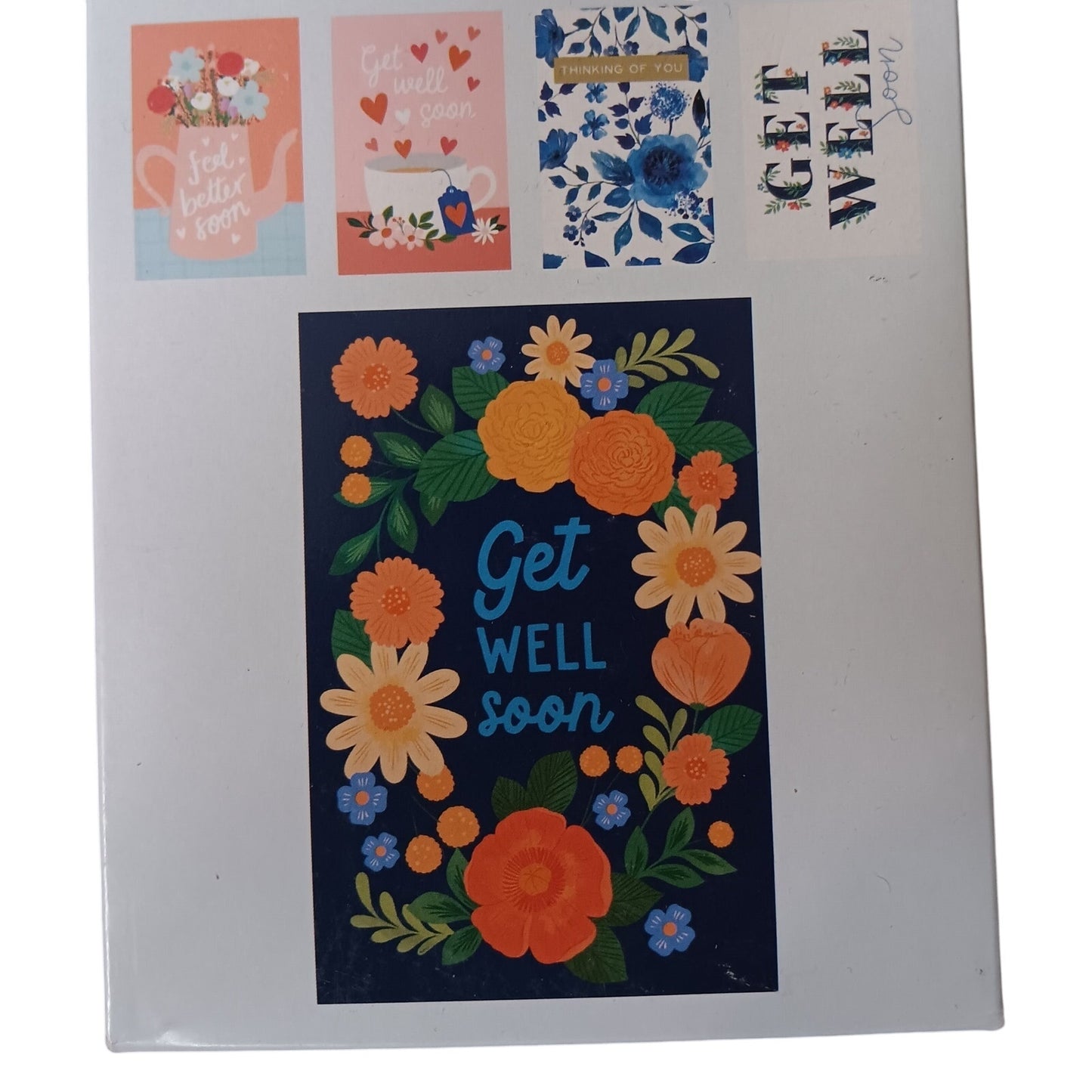 ME Get Well Cards - 10-Pack - 5 Styles x 2 Each - 4"x6" - Soy Ink - PN 619330