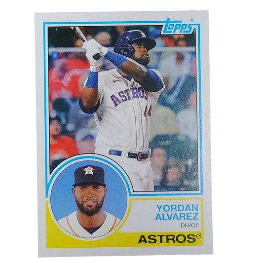 2021 Topps #160 Yordan Alvarez Houston Astros DH/Outfielder - VG/EX