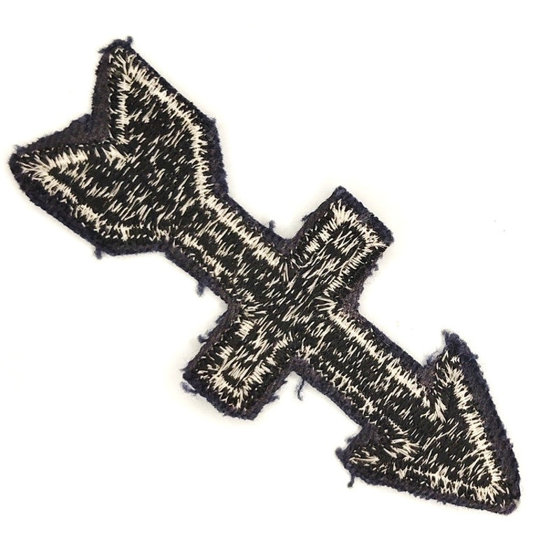 US Army 32nd Infantry Division SSI Patch Vintage NOS Black Sew‑On 3‑1/4 × 1‑1/4"
