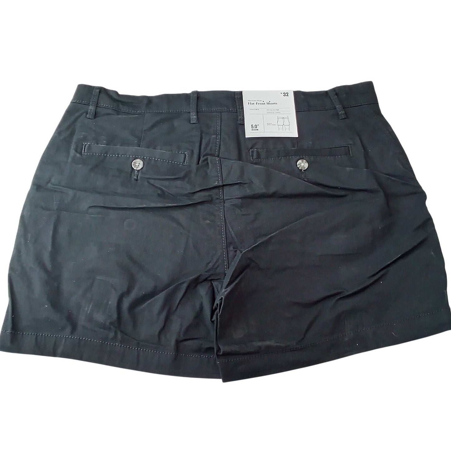 Goodfellow & Co Men’s Every Wear 5" Chino Shorts – Black – Size 32 – Slim Fit