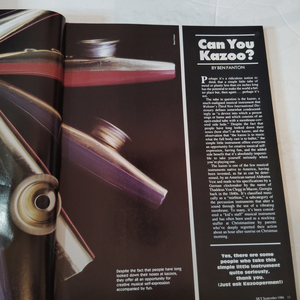 Vintage Delta SKY In-Flight Magazine - September 1986 "A Taste for Tea"
