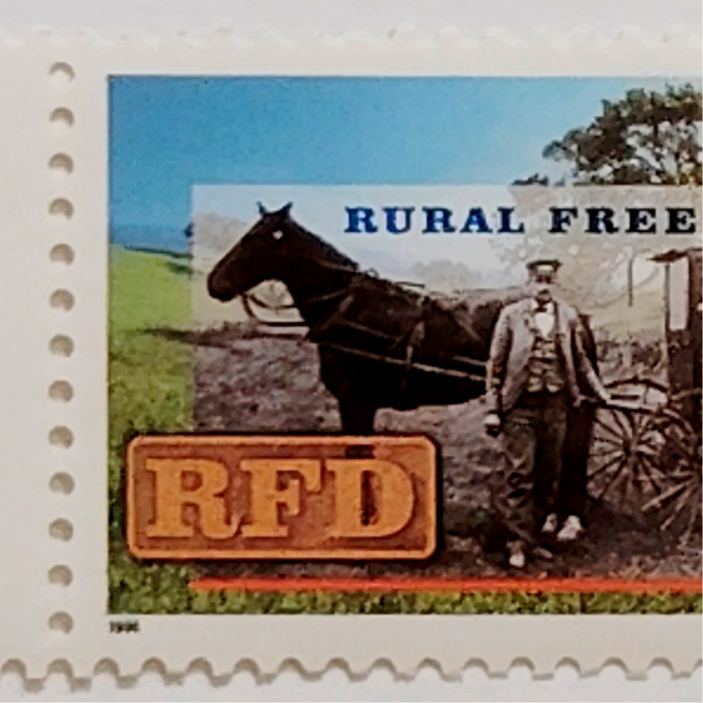 1996 USA 32¢ Rural Free Delivery MNH – Scott 3090 Commemorative Issue