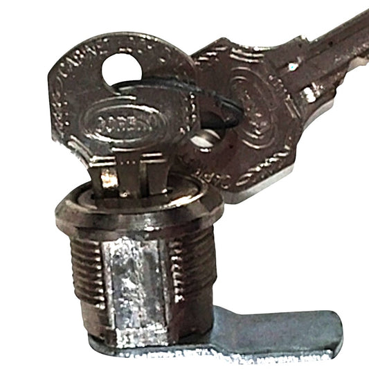 Vintage Corbin Cabinet Lock – With 2 Original Keys – EUC – Made in USA – Chiseled Cam Style