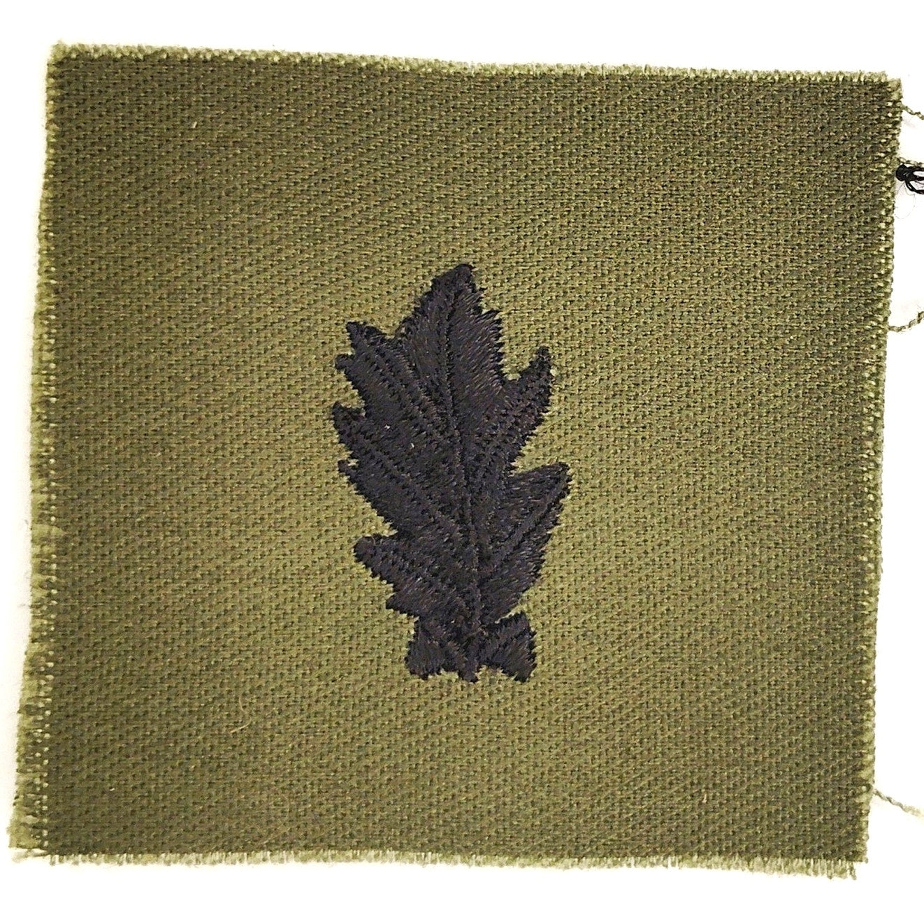 US Navy Medical Corps Subdued Collar Patch ODG 2‑1/4" × 2" Vietnam Era Sew‑On