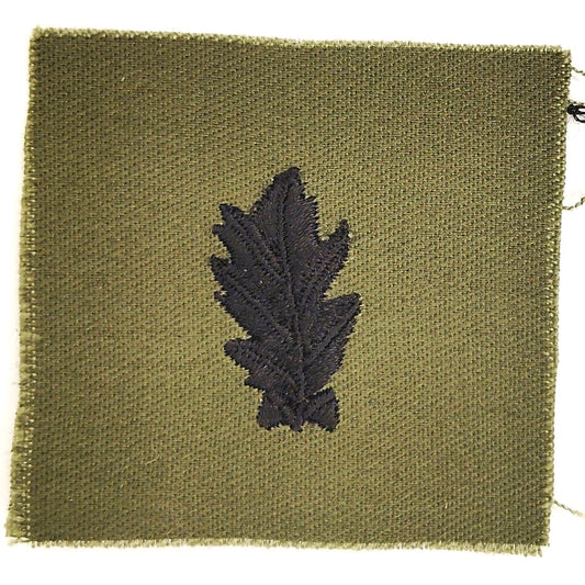 US Navy Medical Corps Subdued Collar Patch ODG 2‑1/4" × 2" Vietnam Era Sew‑On