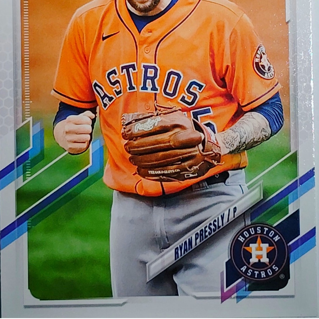 2021 Topps Series 2 #652 Ryan Pressly Houston Astros Pitcher - VG/EX