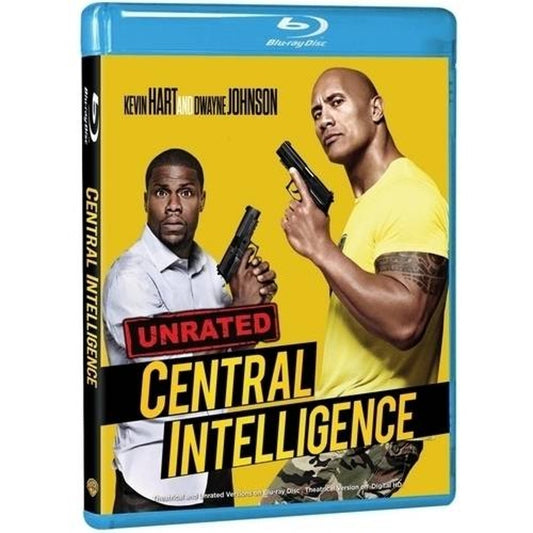 Central Intelligence - Blu-ray, 2016 Action Comedy, Dwayne Johnson, Kevin Hart