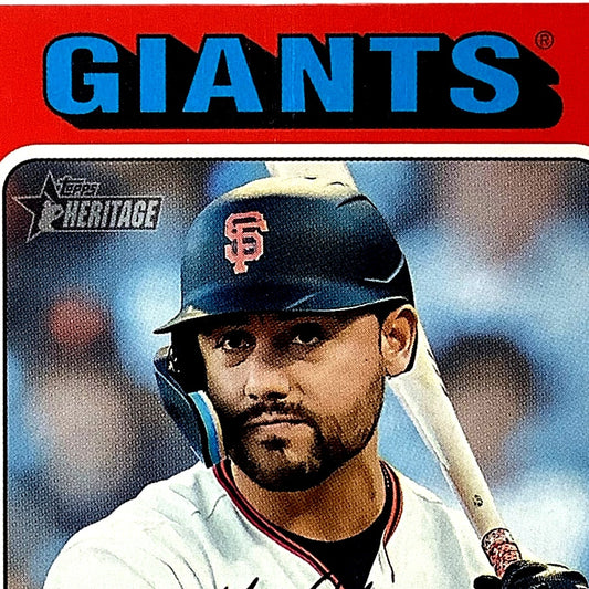 2024 Topps Heritage - Michael Conforto, San Francisco Giants OF, Card #376, NM+