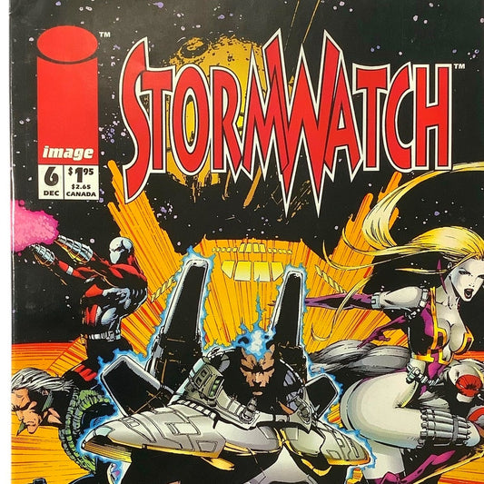 Stormwatch #6, Dec 1993, NM 9.4, Image Comics, Art: Scott Clark and Trevor Scott