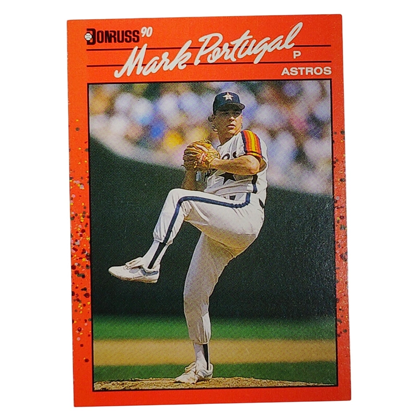 1990 Donruss #542 Mark Portugal Houston Astros Pitcher - VG/EX