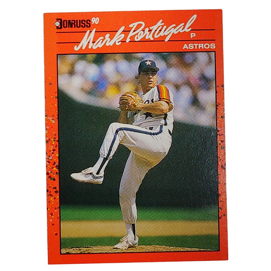 1990 Donruss #542 Mark Portugal Houston Astros Pitcher - VG/EX