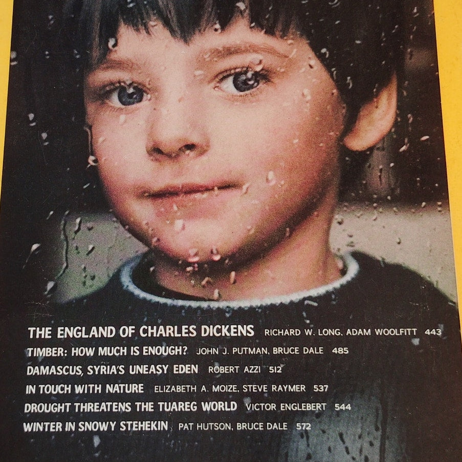 National Geographic Magazine – April 1974, Charles Dickens, Damascus, Timber