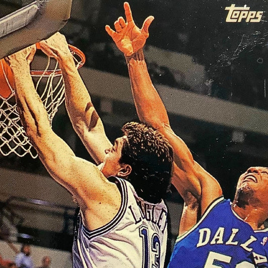 Luc Langley, Minnesota Timberwolves, 1993 Topps Collector's Card 290, EXC