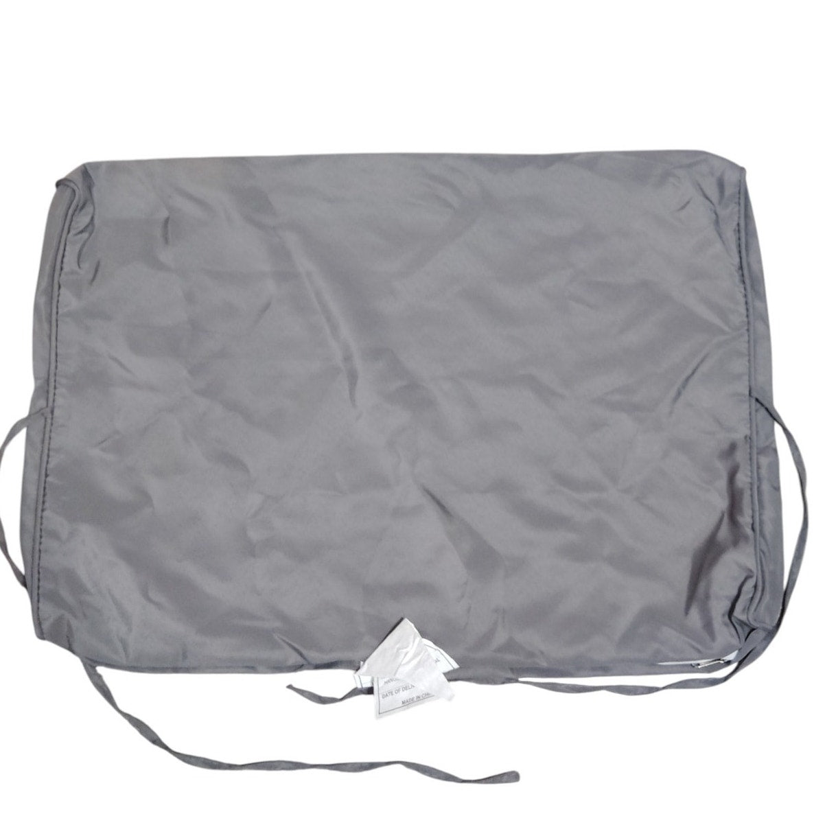Chair Cushion Slipcover Set, Gray, Seat: 24.5"W × 25.5"L | Back: 26.5" W × 17" H