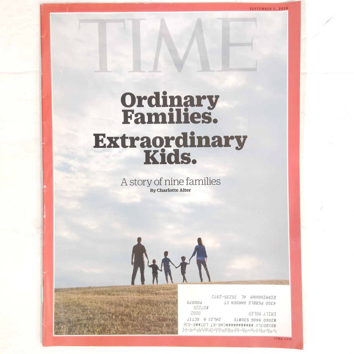 TIME Magazine Sep. 5 2016 Super Siblings Ordinary Families Kids, Hillary Clinton