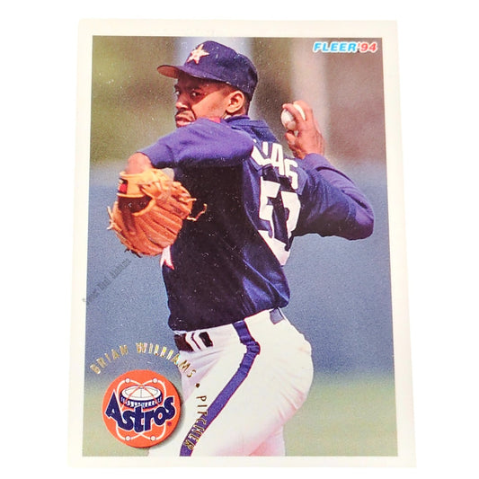 Brian Williams, Houston Astros, #503, 1994 Fleer Baseball Collector's Card