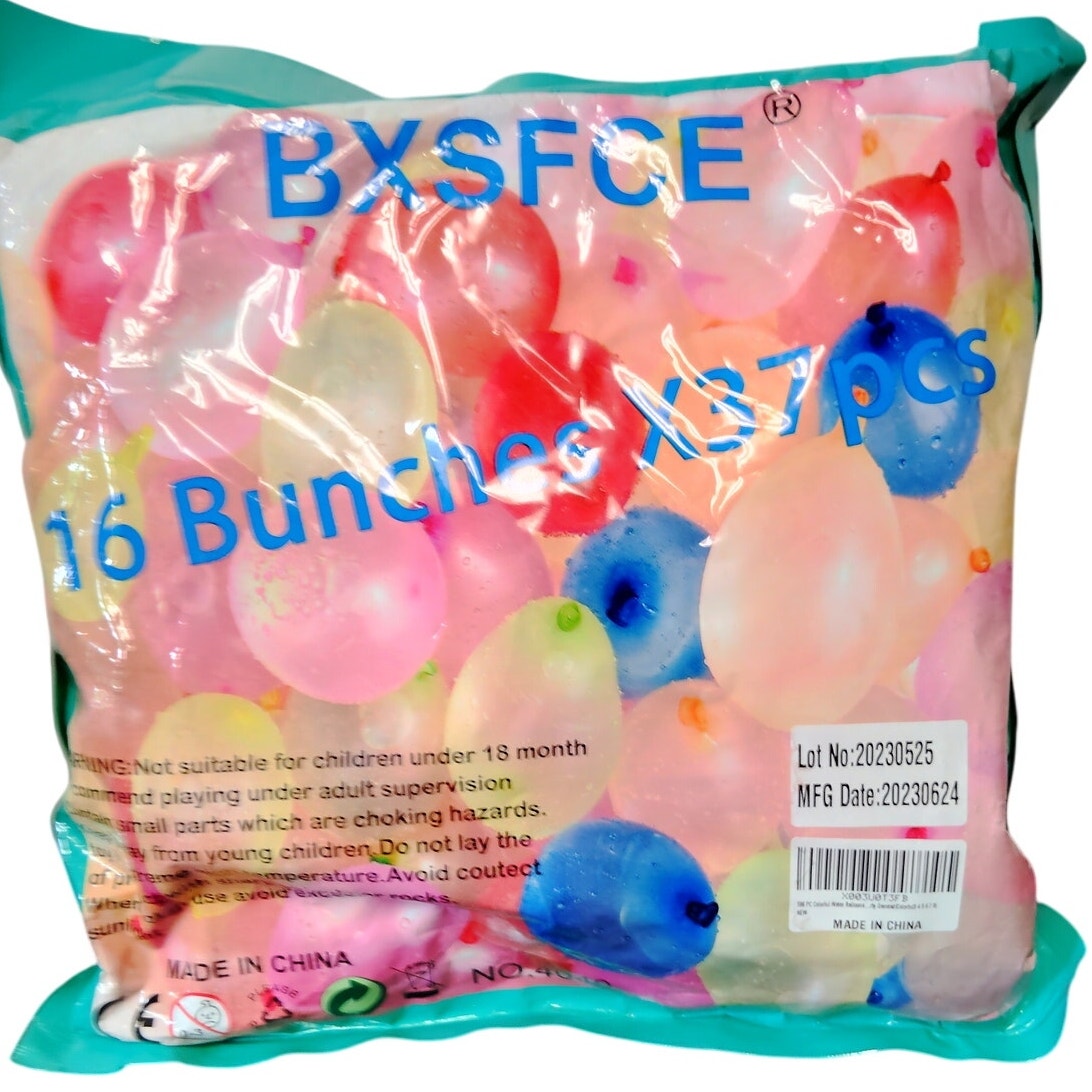 596 PCS Summer Fun Water Balloons for Kids Adults, Quick Fill Water Balloons Set