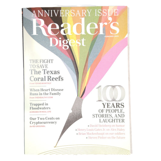 Reader's Digest February 2022 100th Anniversary Issue Centennial Magazine