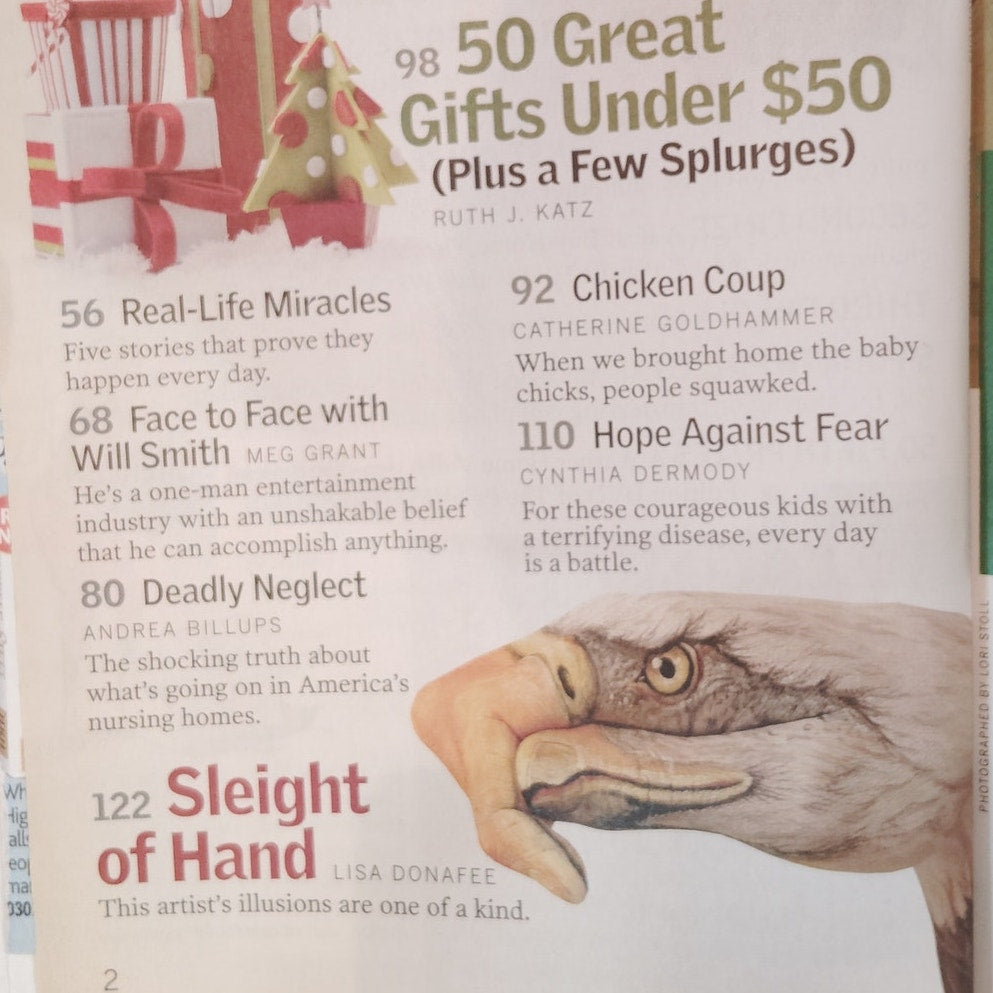 Reader's Digest December 2006 Large Print - Real-Life Miracles, Will Smiith