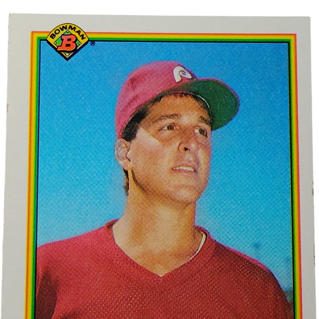 1990 Bowman Pat Combs #148 Philadelphia Phillies Pitcher MLB Baseball Card NM