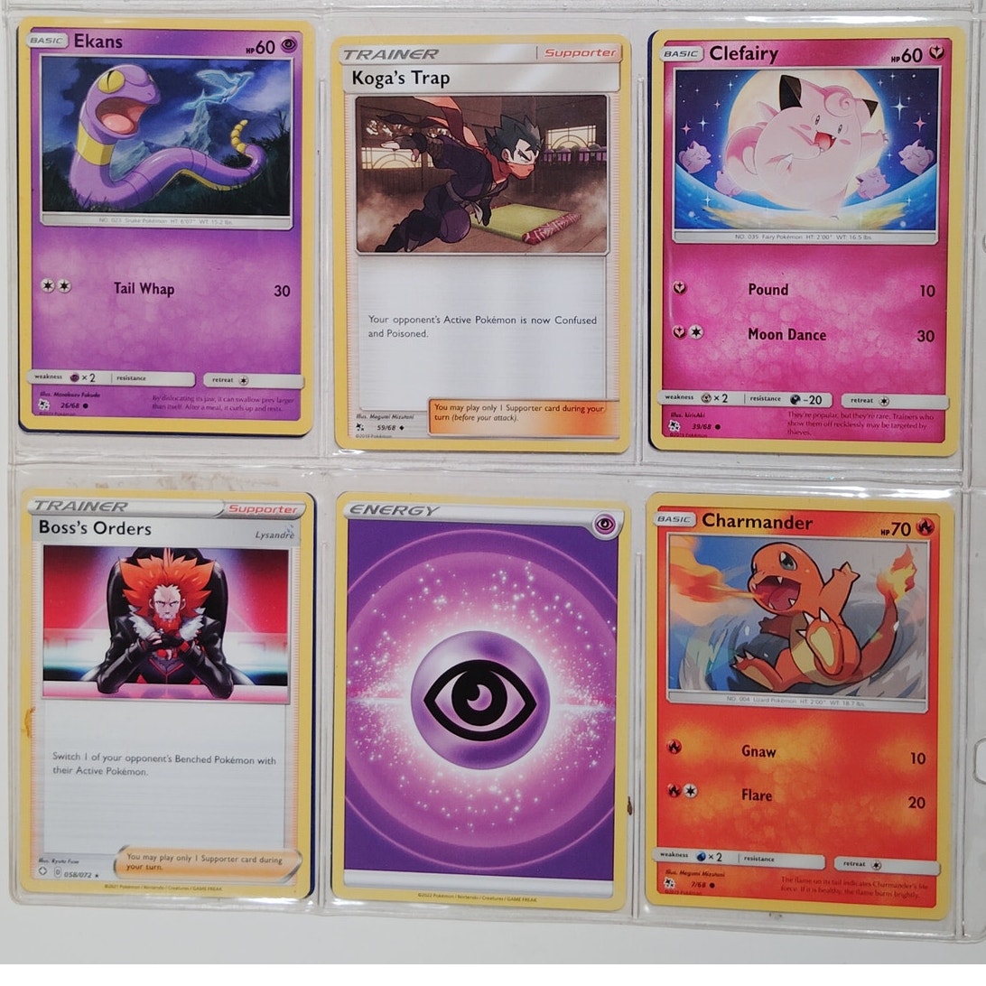 18 Random Pokémon Cards Pictured, Actual Photos Provided