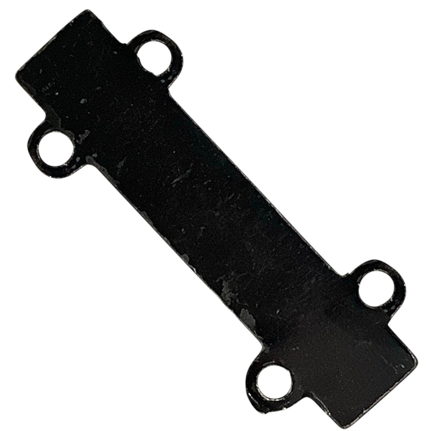 Military Qualification Bar, Submachine Gun, 1/2"H x 1"W, Silver Text, Black BG