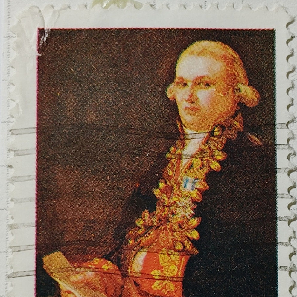 1974 US Postage Stamp Scott #1537 10c Francisco Goya Antonio Noriega Canceled