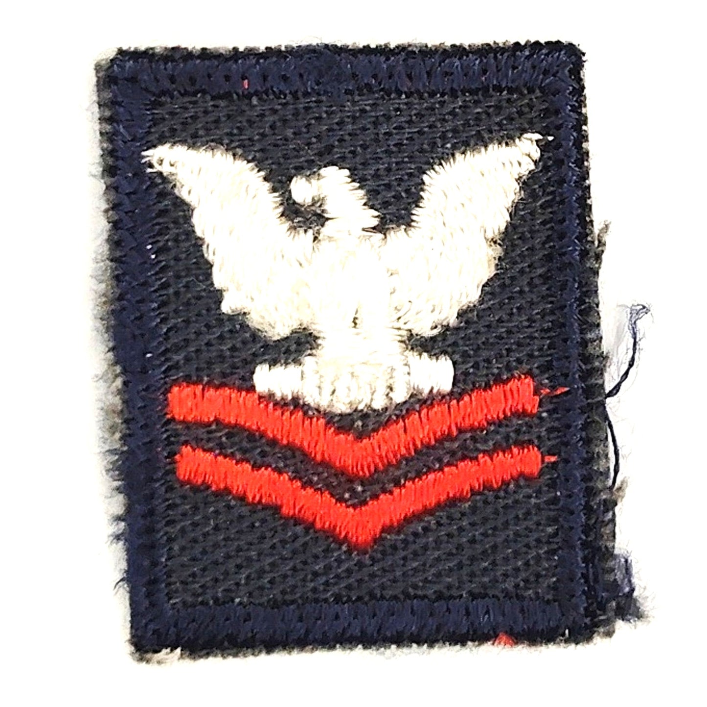 US Navy USN Petty Officer 2nd Class E-5 Coverall Collar Patch Insignia Red PO2