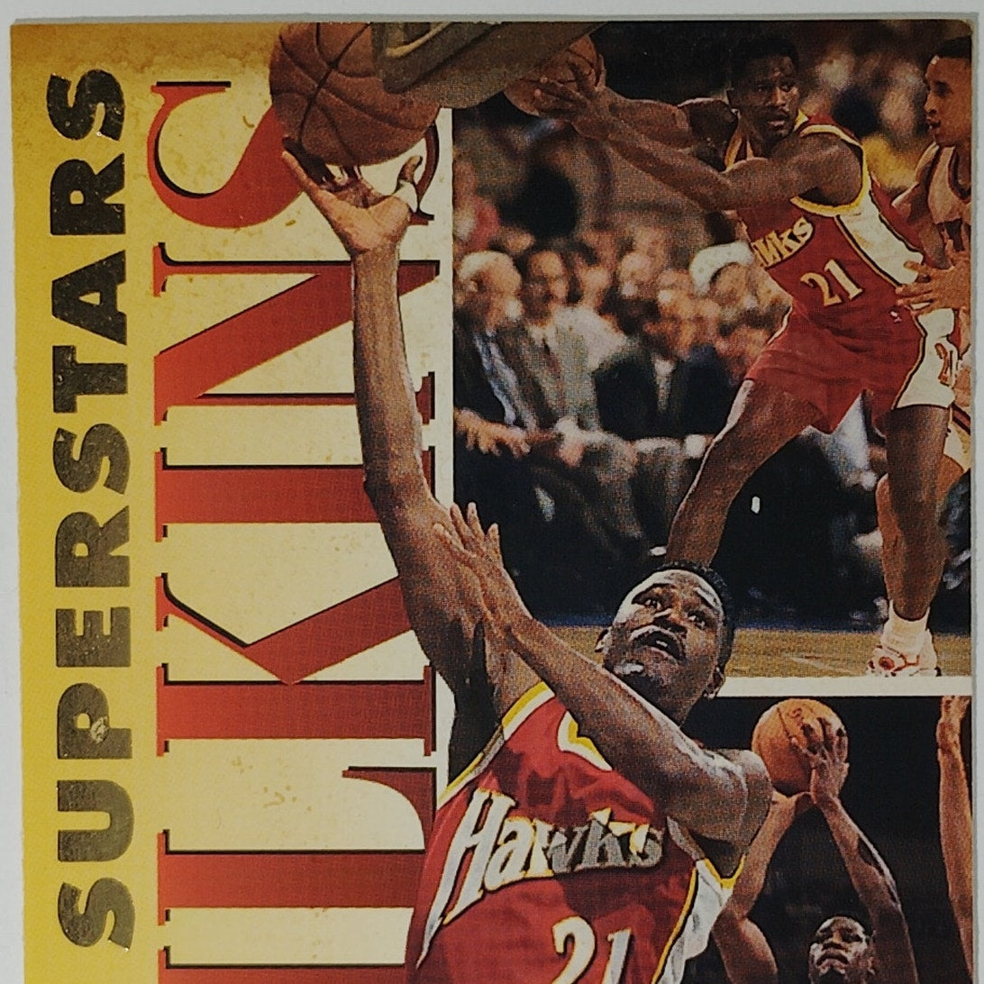 1993-94 Fleer Dominique Wilkins #20 NBA Superstars Atlanta Hawks Insert