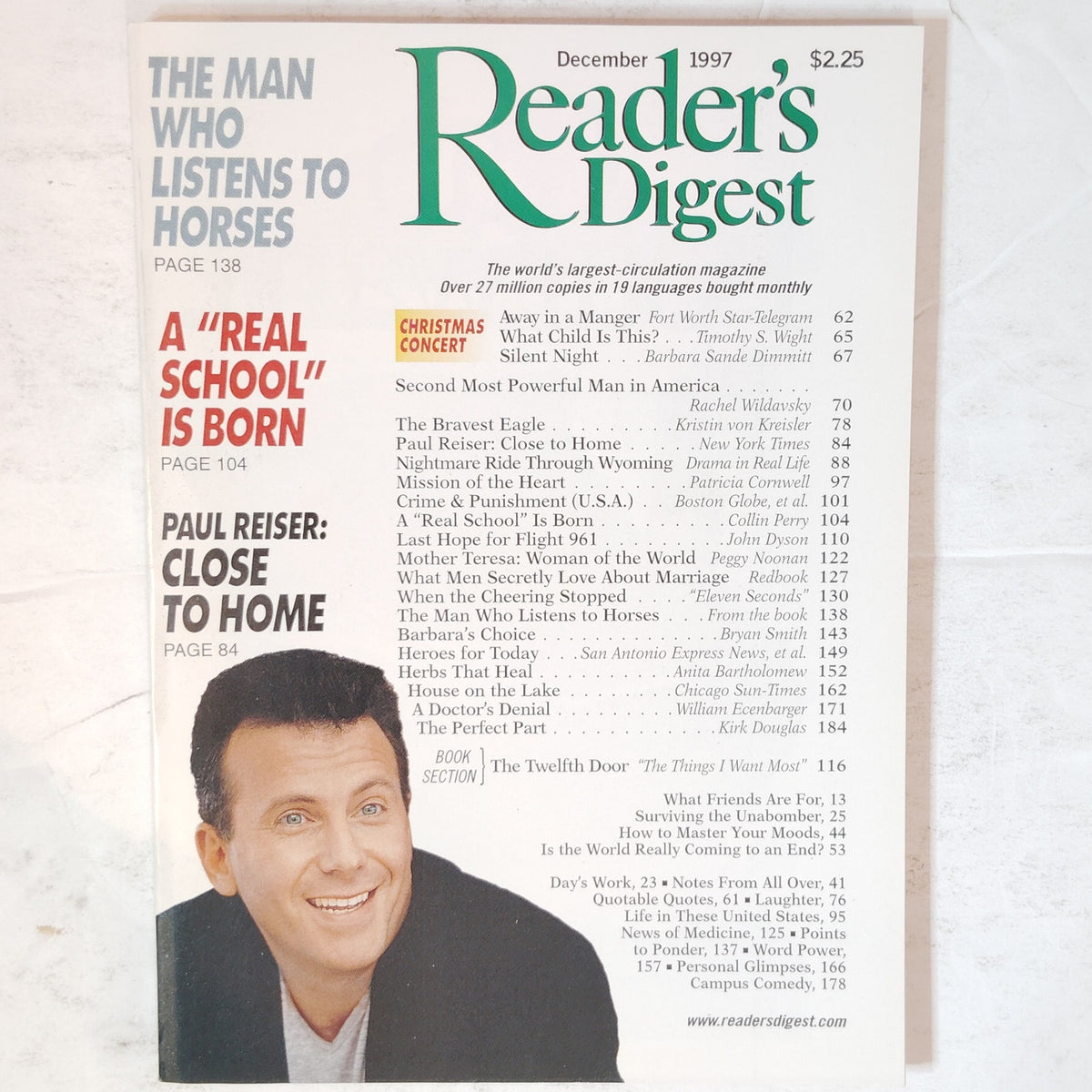 Reader's Digest December 1997 Magazine - Paul Reiser Cover, Vintage Issue