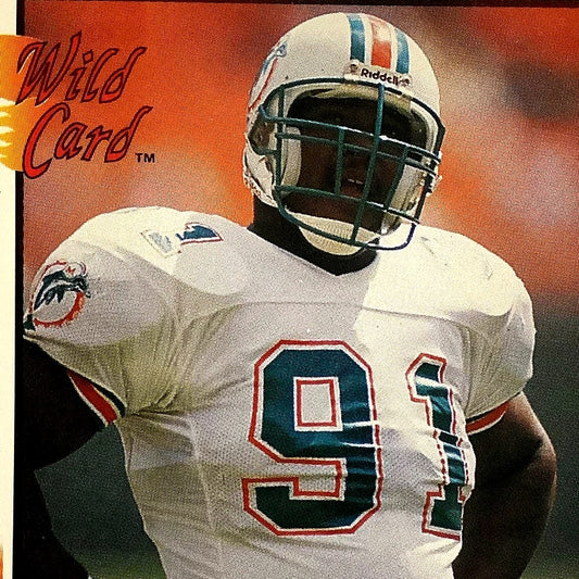 Jeff Cross, Miami Dolphins, 1992 AAA Sports Wild Card 23, EXC
