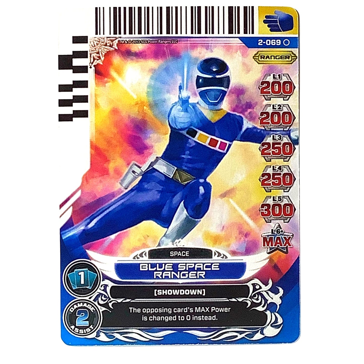 Blue Space Ranger, Card 2-069, Guardians of Justice Power Rangers 2013