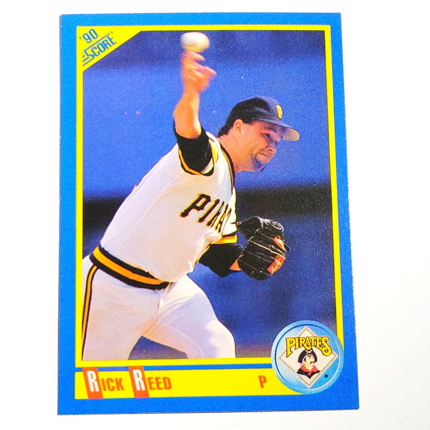 1990 Score Rick Reed #544 Pittsburgh Pirates Pitcher MLB Baseball EX