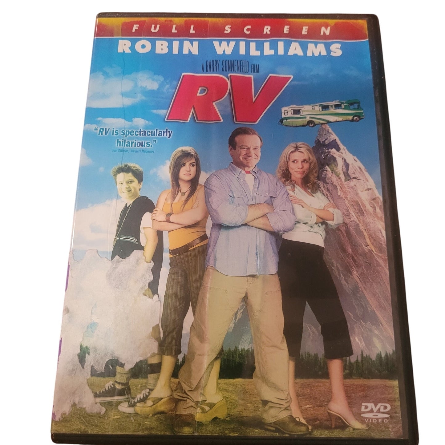 RV DVD Comedy Family Adventure Robin Williams Full Screen C Hines K Chenoweth