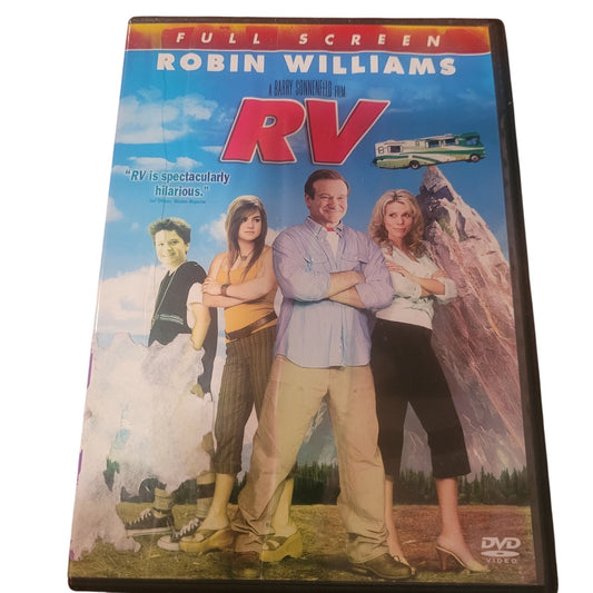 RV DVD Comedy Family Adventure Robin Williams Full Screen C Hines K Chenoweth