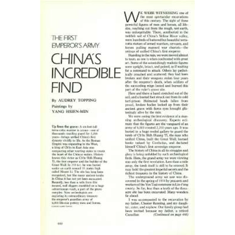 National Geographic Magazine April 1978, China, Chicago, Africa, Yukon, and More