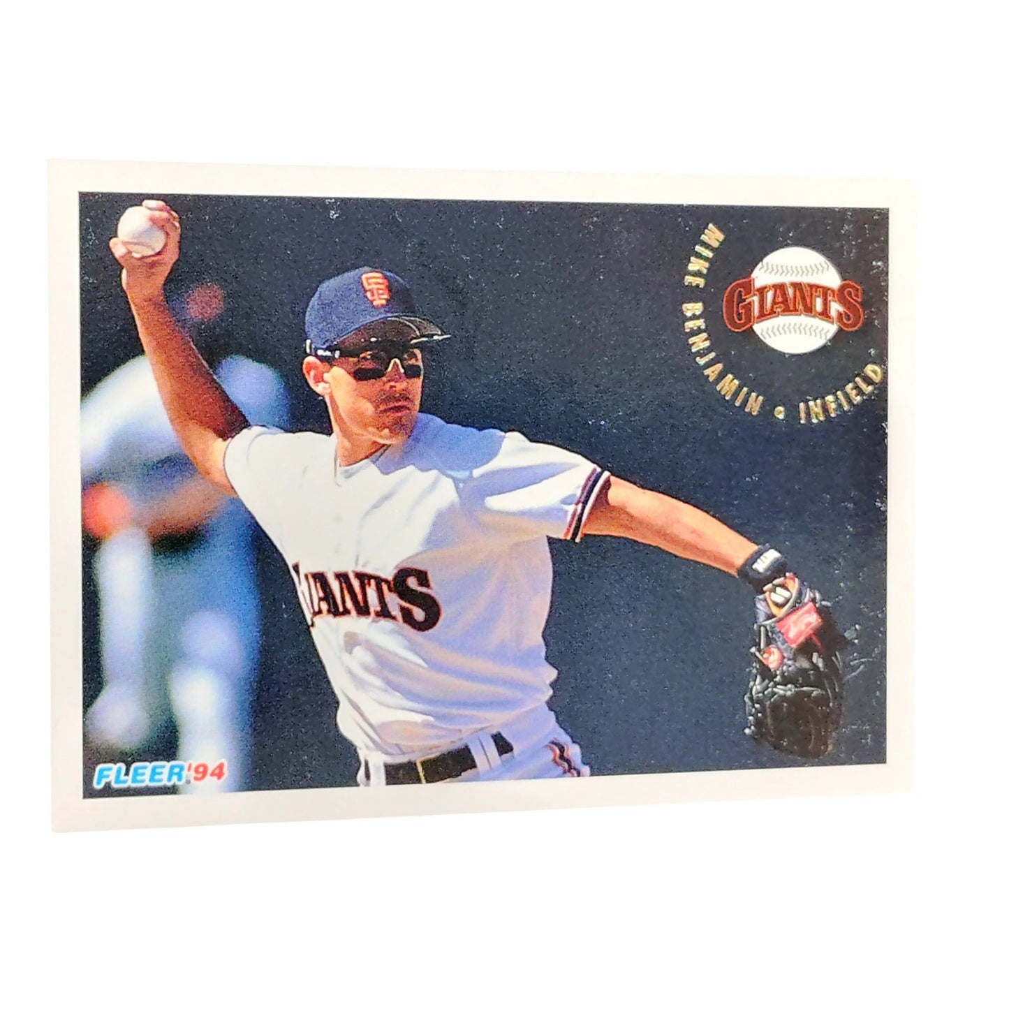 Mike Benjamin, San Francisco Giants, #681, 1994 Fleer Baseball Collector's Card