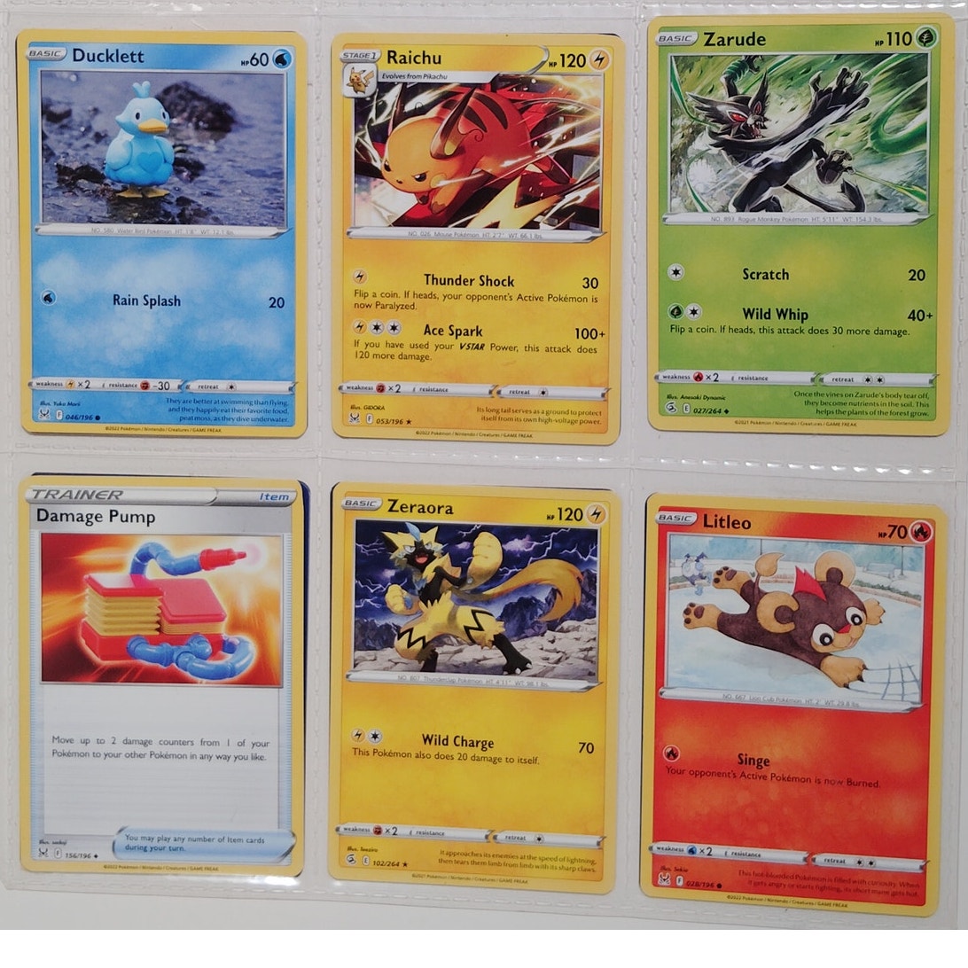 18 Random Pokémon Cards Pictured, Actual Photos Provided