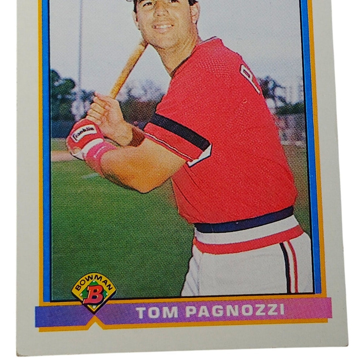 1991 Bowman Tom Pagnozzi #389 St. Louis Cardinals Catcher Baseball Card NM