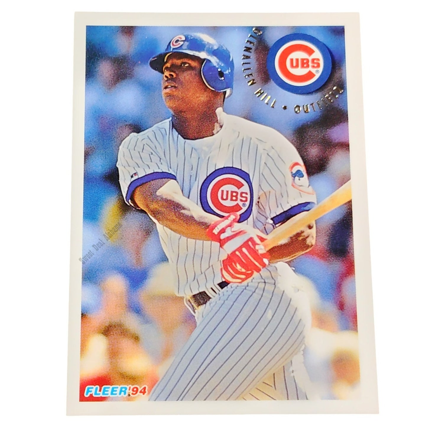 Glenallen Hill, Chicago Cubs, #387, 1994 Fleer Baseball Collector's Card