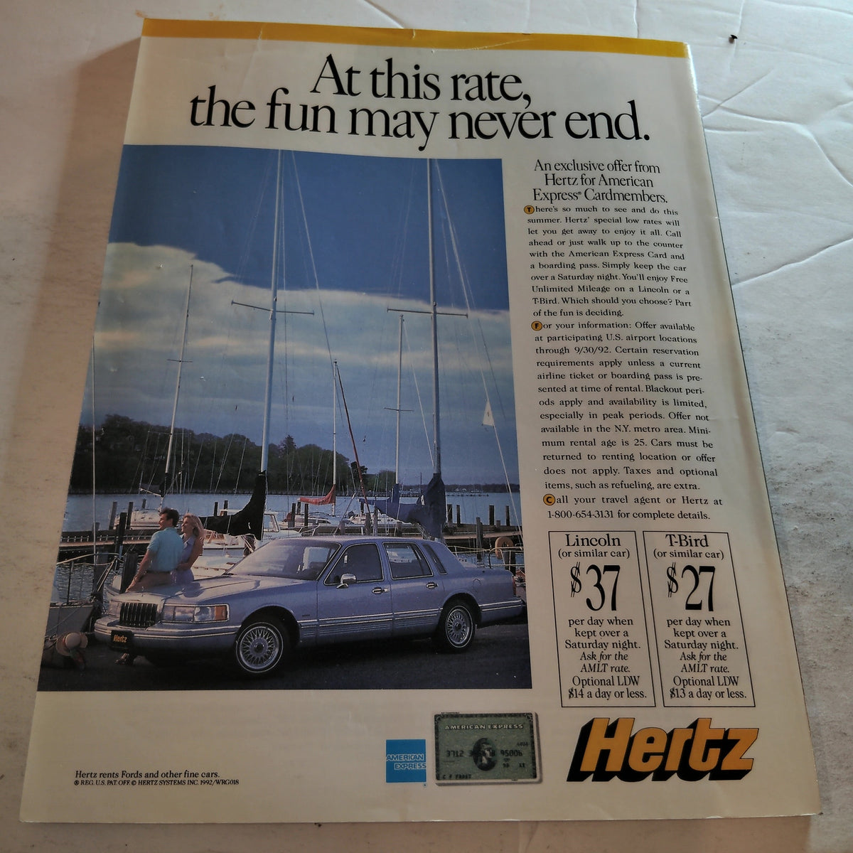 Delta SKY Magazine - August 1992 - NFL American Bowl, Ireland, Tampa, Bermuda