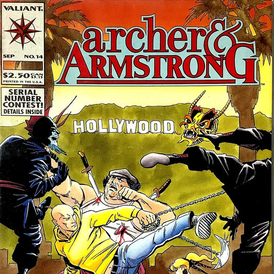 Archer & Armstrong, Archer #14, September 1993, Valiant Comics, NM 9.4