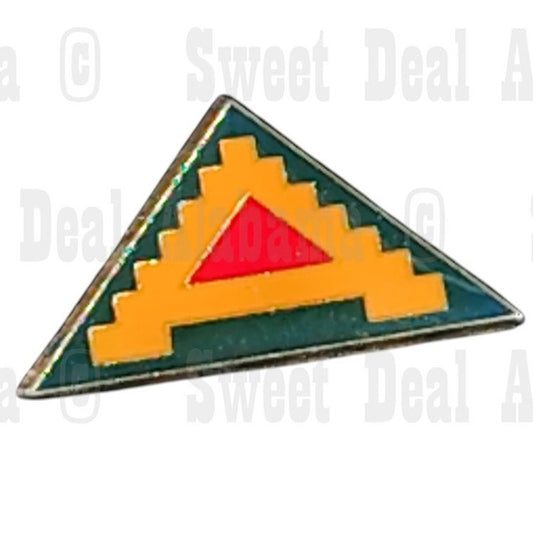 7th Army Hat, Lapel, or Vest Novelty Collectors Pin 5/8"H x 1-1/4"W