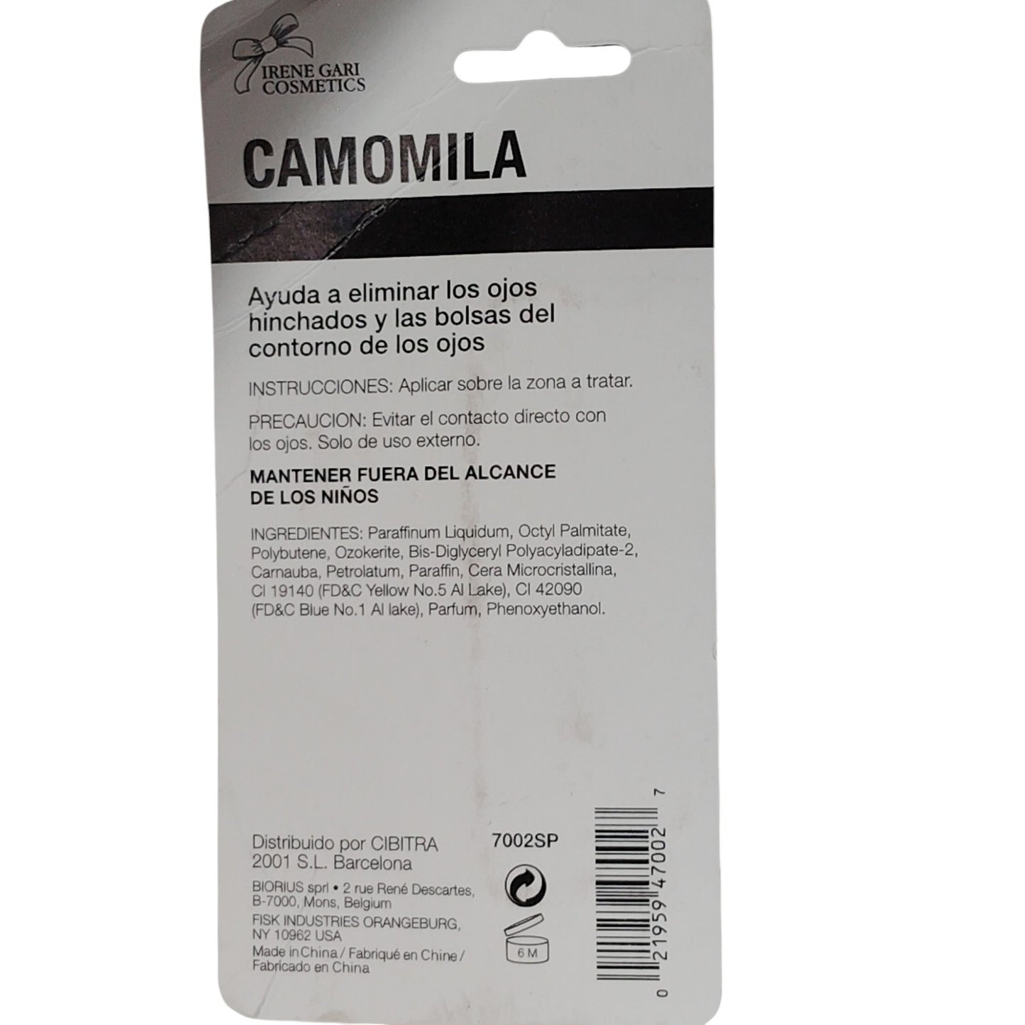 Irene Gari Camomila Herbal Eye Stick – Cibitra, 4g / 0.15 oz