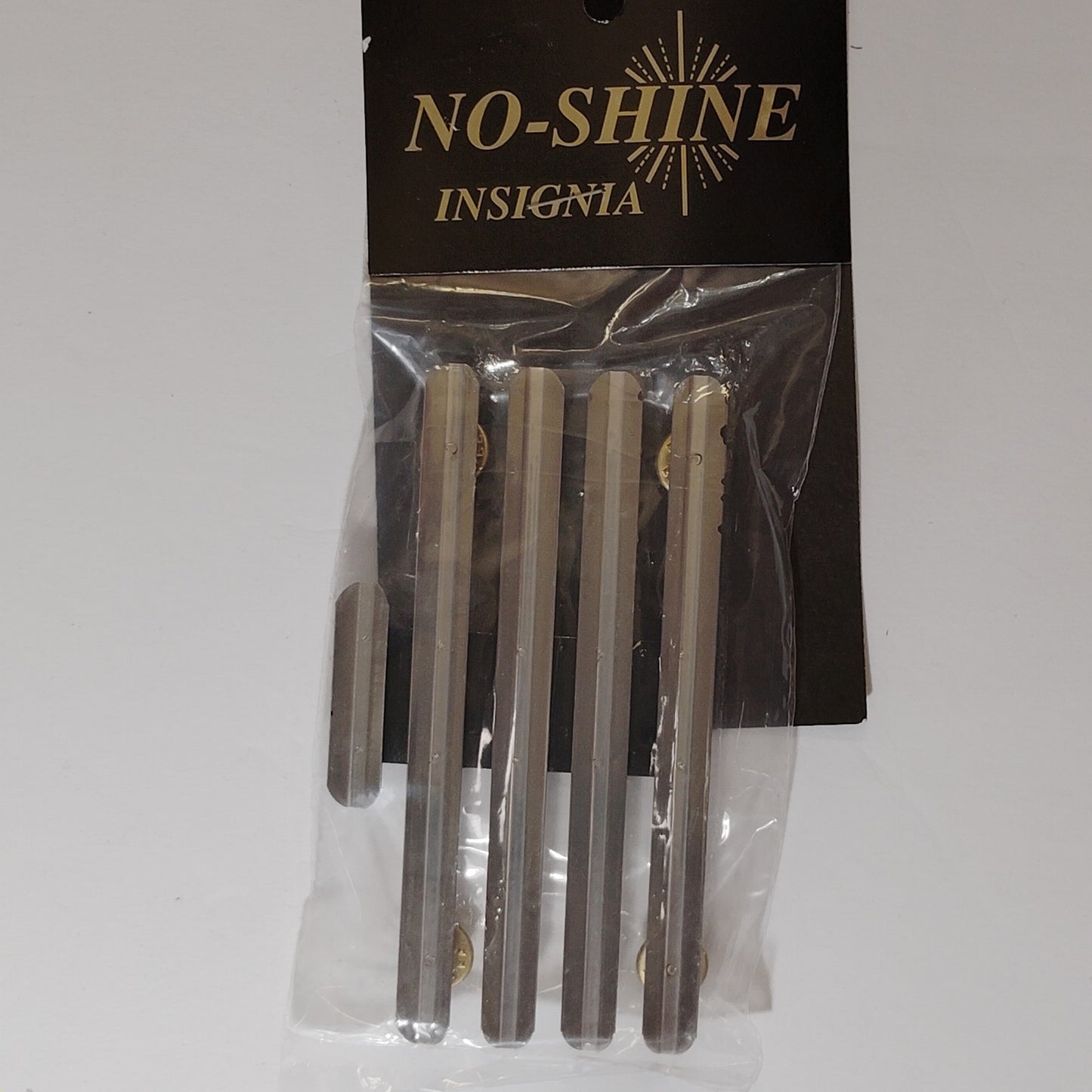 Mounting Rack Bar - 13 Ribbons 3/3/3/3/1 Centered w/ 1/8" Gap, No-Shine Insignia