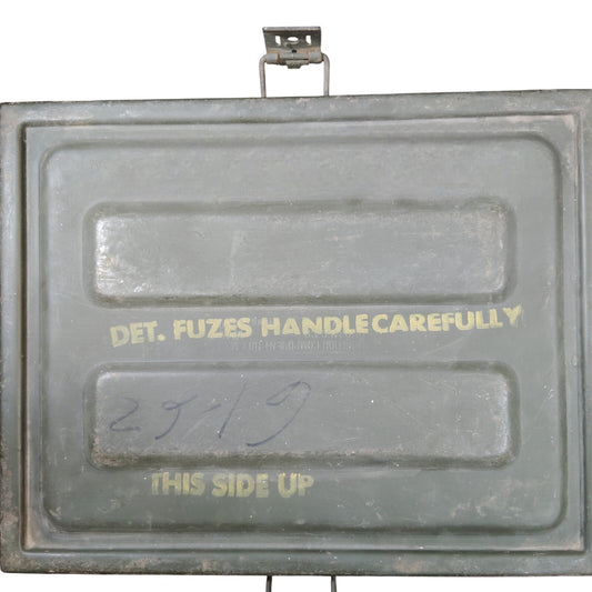 Military Surplus Metal Fuze Box – ADF Mk 44 Mod Sub Assembly, 1954 Dated, EUC