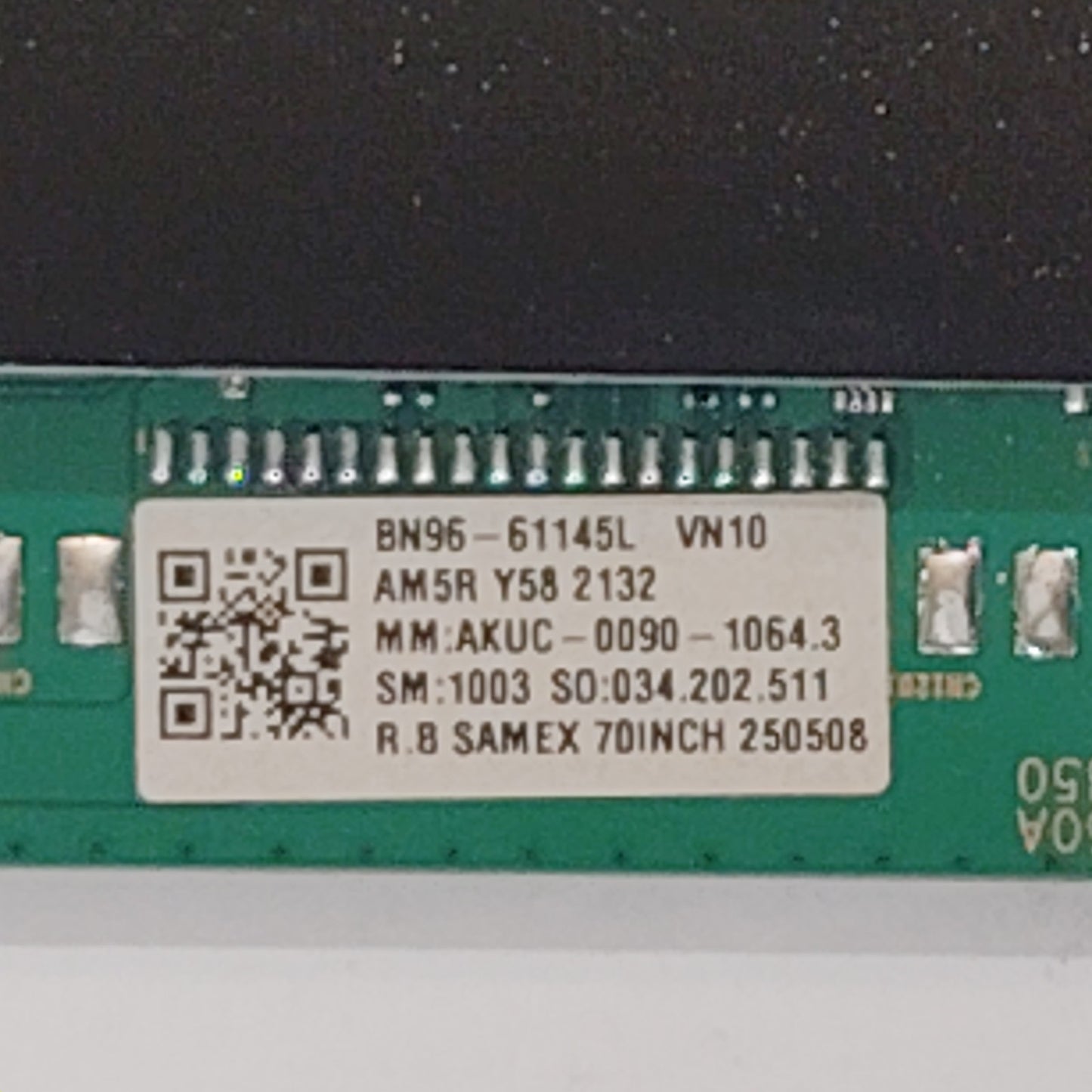 Samsung Main Board + Power Supply OEM Set UN65CU7000FXZA BN94-18548A BN97-21919C