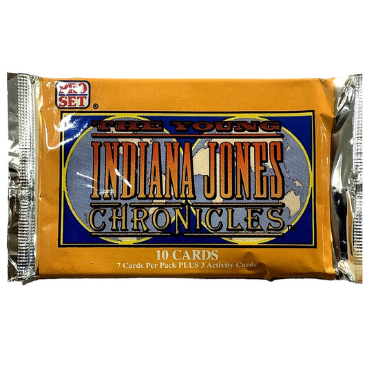 1992 The Young Indiana Jones Chronicles Sealed Trading Cards (10-Cards) Pro Set