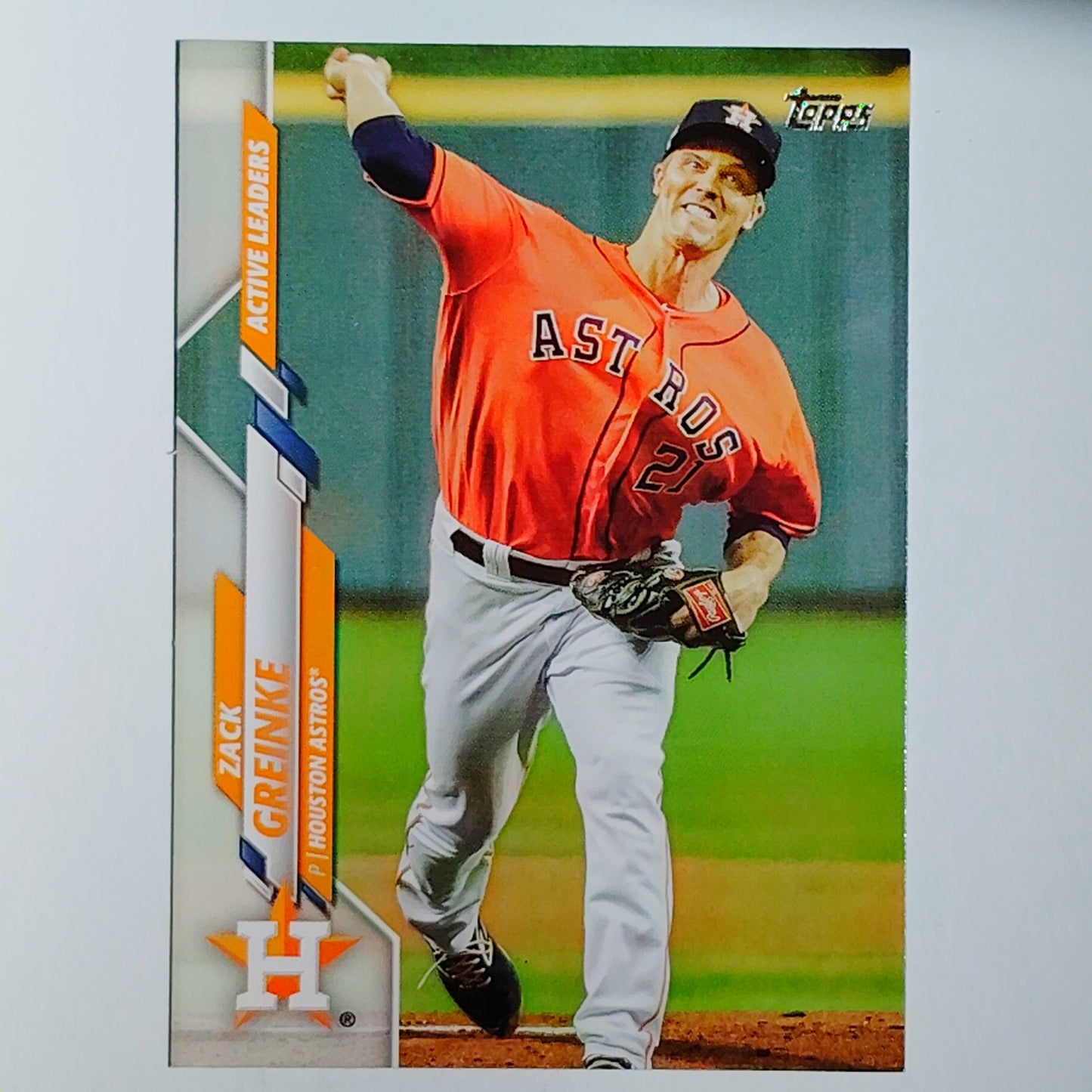 2020 Topps Update #U-191 Zack Greinke Houston Astros Pitcher - VG/EX